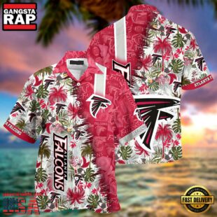 NFL Atlanta Falcons Summer Button Up New Design Hawaiian Shirt