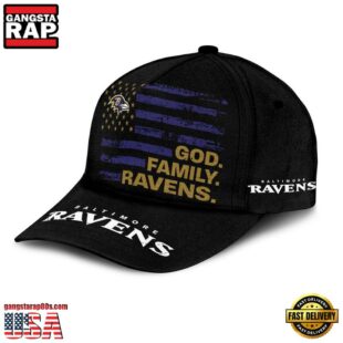 NFL Baltimore Ravens American Flag Classic Cap