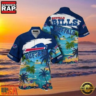 NFL Beach Personalized Buffalo Bills Summer Hawaiian Shirts