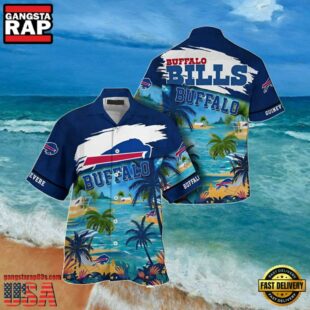 NFL Beach Personalized Buffalo Bills Summer Hawaiian Shirts