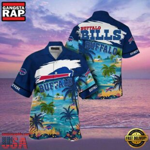 NFL Beach Personalized Buffalo Bills Summer Hawaiian Shirts