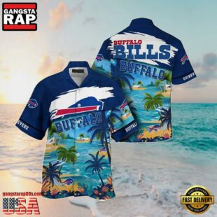 NFL Beach Personalized Buffalo Bills Summer Hawaiian Shirts