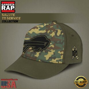 NFL Buffalo Bills Arctic Camo 2024 Salute to Service Baseball Cap