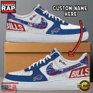 NFL Buffalo Bills Logo Team Design Custom Air Force 1 Shoes