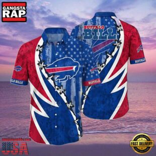 NFL Buffalo Bills Star Spangled Summer Hawaiian Shirt