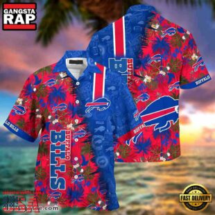 NFL Buffalo Bills Summer Beach Hawaiian Button Up Shirt