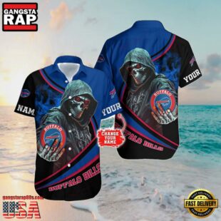 NFL Buffalo Bills Summer Hawaiian Shirt Customizable Football Team