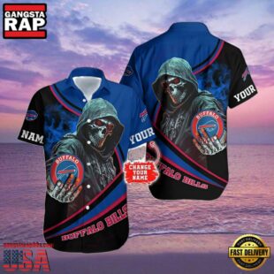 NFL Buffalo Bills Summer Hawaiian Shirt Customizable Football Team