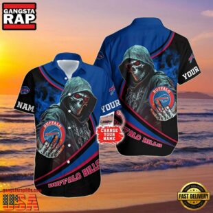 NFL Buffalo Bills Summer Hawaiian Shirt Customizable Football Team