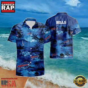 NFL Buffalo Bills Summer Hawaiian Shirt Tropical Nights