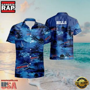 NFL Buffalo Bills Summer Hawaiian Shirt Tropical Nights