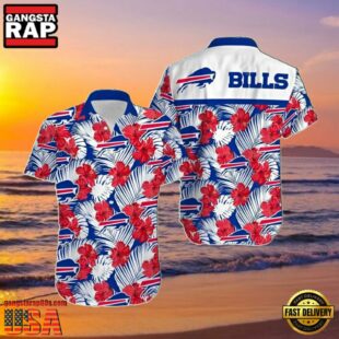 NFL Buffalo Bills Summer Hawaiian Shirts Tropical Hibiscus