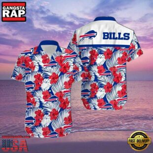 NFL Buffalo Bills Summer Hawaiian Shirts Tropical Hibiscus