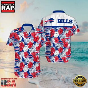 NFL Buffalo Bills Summer Hawaiian Shirts Tropical Hibiscus