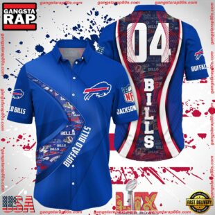 NFL Buffalo Bills Super Bowl LIX Fans Custom Hawaiian Shirt