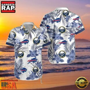 NFL Buffalo Sabres Buffalo Bills Summer Hawaiian Shirt