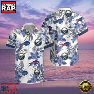 NFL Buffalo Sabres Buffalo Bills Summer Hawaiian Shirt