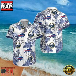 NFL Buffalo Sabres Buffalo Bills Summer Hawaiian Shirt