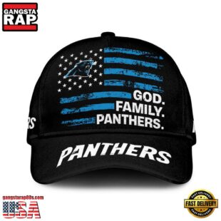 NFL Carolina Panthers American Flag Classic Cap