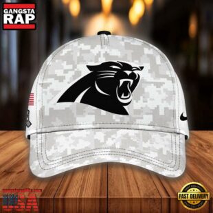 NFL Carolina Panthers Camo 2024 Salute to Service Baseball Cap