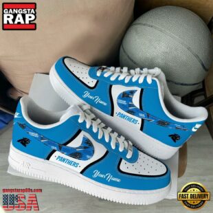 NFL Carolina Panthers Logo Team Limited Edition New Design Custom Air Force 1 Shoes