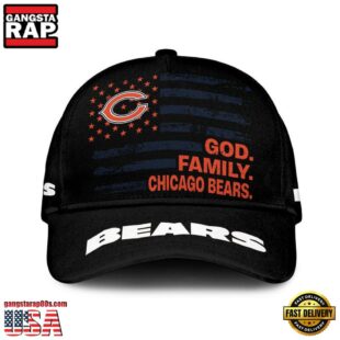 NFL Chicago Bears American Flag Classic Cap