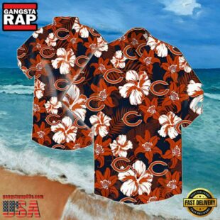 NFL Chicago Bears Flower Summer Hawaiian Shirt Summer