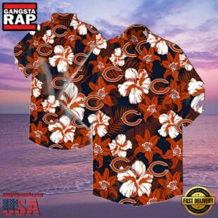 NFL Chicago Bears Flower Summer Hawaiian Shirt Summer