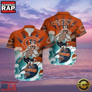 NFL Chicago Bears Grateful Dead Summer Hawaiian Shirt