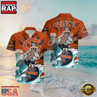 NFL Chicago Bears Grateful Dead Summer Hawaiian Shirt