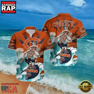 NFL Chicago Bears Grateful Dead Summer Hawaiian Shirt