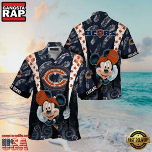 NFL Chicago Bears Mickey Mouse Summer Hawaiian Shirt