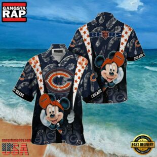 NFL Chicago Bears Mickey Mouse Summer Hawaiian Shirt