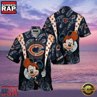 NFL Chicago Bears Mickey Mouse Summer Hawaiian Shirt