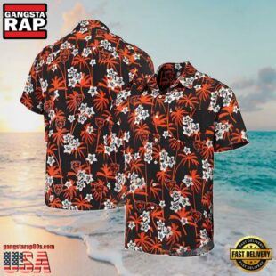 NFL Chicago Bears Summer Hawaiian Shirt Floral Pattern