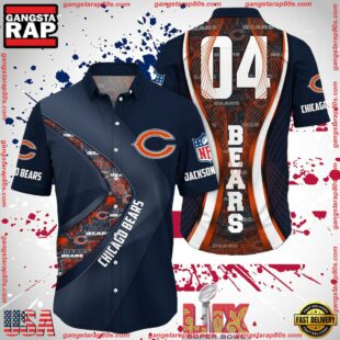 NFL Chicago Bears Super Bowl LIX Fans Custom Hawaiian Shirt