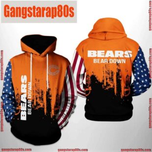 NFL Chicago Bears Team US 3D Printed Hoodie Shirt