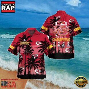 NFL Chiefs Summer Hawaiian Shirt Super Bowl Champions