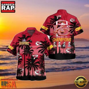 NFL Chiefs Summer Hawaiian Shirt Super Bowl Champions