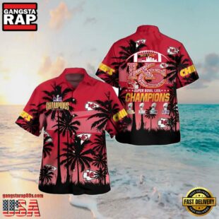 NFL Chiefs Summer Hawaiian Shirt Super Bowl Champions