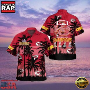 NFL Chiefs Summer Hawaiian Shirt Super Bowl Champions