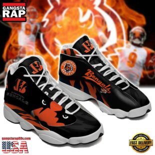 NFL Cincinnati Bengals Air Jordan 13 Sneaker Shoes - Gift For Fans