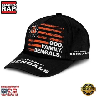 NFL Cincinnati Bengals American Flag Classic Cap