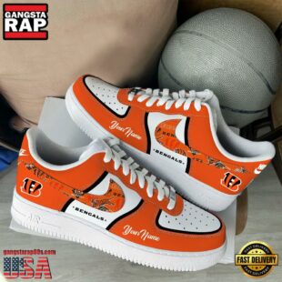 NFL Cincinnati Bengals Logo Team Limited Edition New Design Custom Air Force 1 Shoes