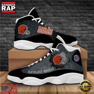 NFL Cleveland Browns Air Jordan 13 Shoes - Gift For Fans