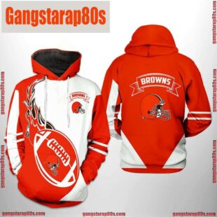 NFL Cleveland Browns Classic 3D Printed Hoodie Shirt