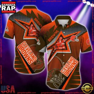 NFL Cleveland Browns Special Football Team Star Hawaiian Shirts