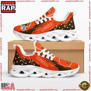 NFL Cleveland Browns Stars and Stripes M Soul Shoes