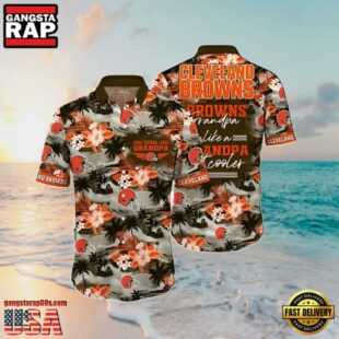 NFL Cleveland Browns Summer Hawaiian Shirt Cool Grandpa