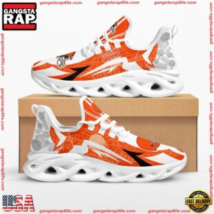 NFL Cleveland Browns Symbol Geometric Pattern Max Soul Shoes